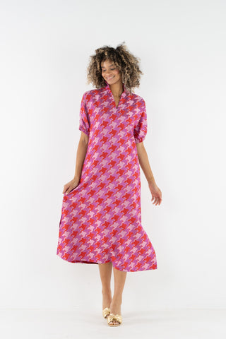 Poppy Maxi in Houndstooth