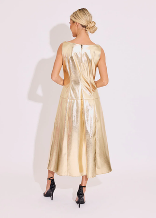 Selena Dress in Gold