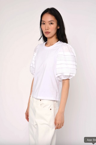 Dylan Tee in Bright White