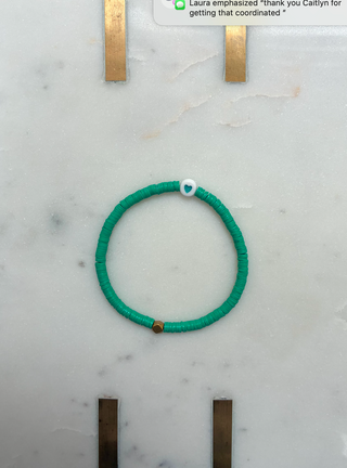 4MM Colorful Bracelet w/ Heart