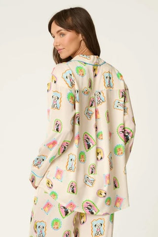 Picture Purrfect Pet Portraits Satin PJ Set