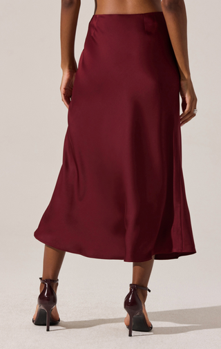 Windey Skirt in Wine
