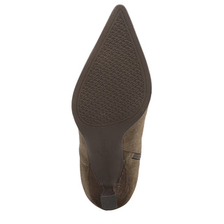 Yulia Knee High Boots in Olive Wood Suede
