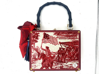 Grand Old Flag/American Toile Purse