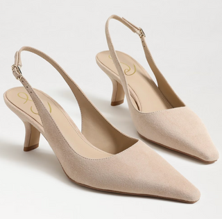 Bianka Slingback Pump in Cappuccino Suede