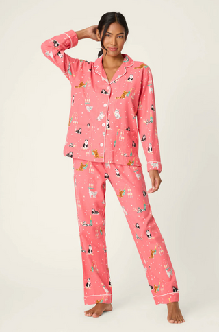 Let's Get Fizzical 3-Piece Flannel PJ Set