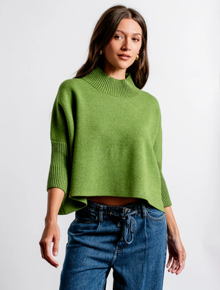 Aja Sweater in Winter Green