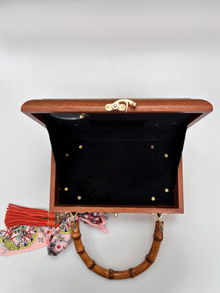 Coral Cabana Cigar Box Purse