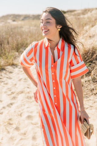 Gibbons Dress in Sunny Stripes