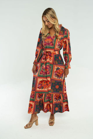 Evelyn Maxi Dress in Floral