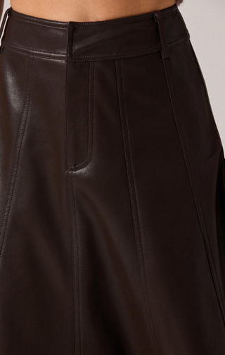 Zhuri Skirt in Dark Brown