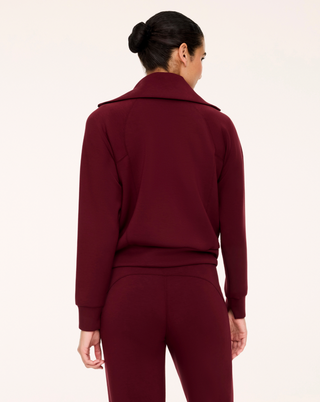Spanx Airessentials® Half Zip in Vino