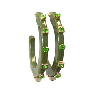 Large City Girl Jewel Hoop