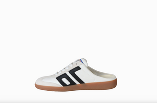 EASTER in WHITE BLACK Backless Sneakers