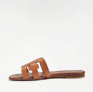 Bay Slide Sandal in Saddle Leather