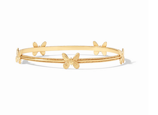 gold butterfly bangle