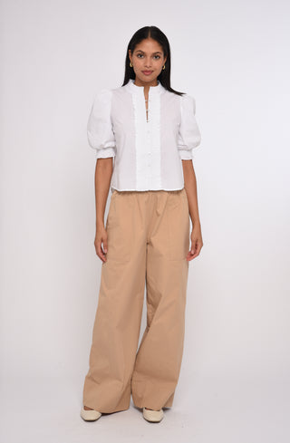 Zinny Top in Bright White