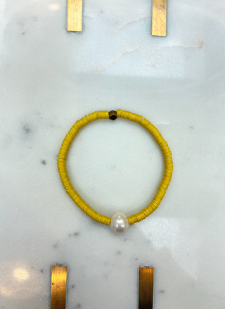 4MM Colorful Bracelet w/ Pearl