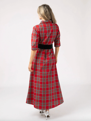 Eloise Dress in Holiday Plaid