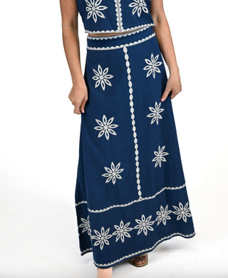 Maura Maxi Skirt in Arctic Star