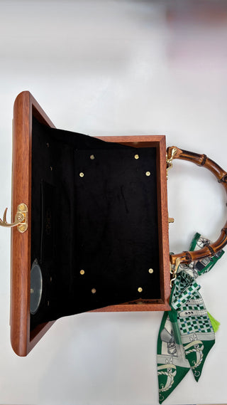 Greenbriar Lattice Cigar Box Purse