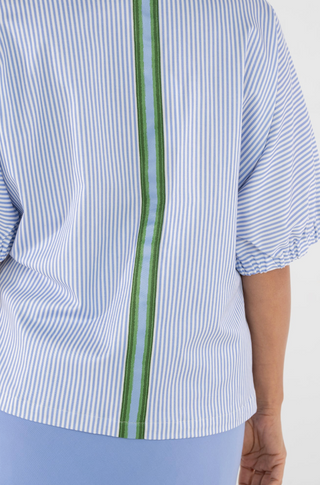 Poppy Top in Grapemist Stripe