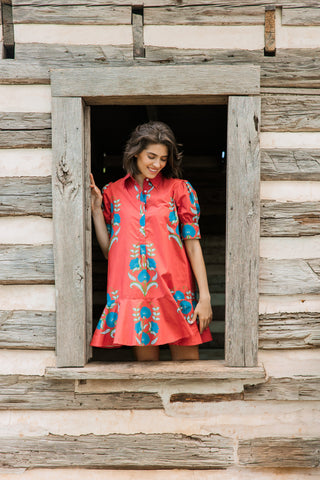 Liv Dress in Cinnaleaf