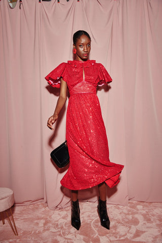 Margarita Dress in Red