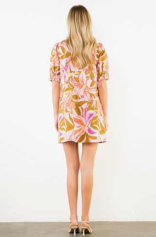 Camellia Grove Mini Dress