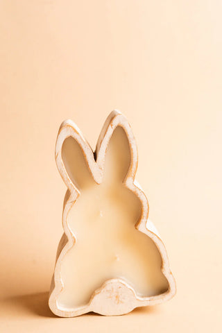 Wood Rabbit Bowl-Hyacinth