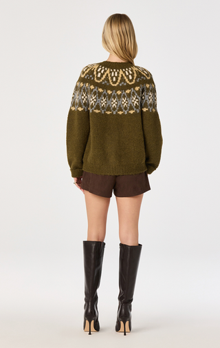 Irene Cardigan in Olive