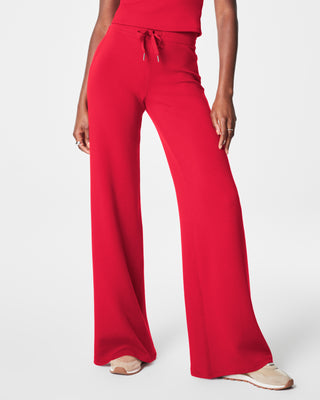 Air Essential Wide Leg Pant in Red