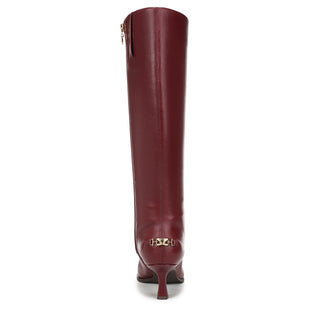Yulia Knee High Boot in Chianti Leather