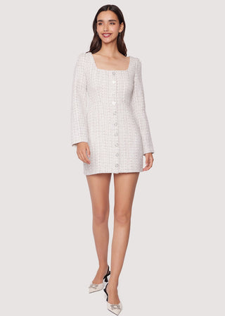Louise Mini Dress in Off White