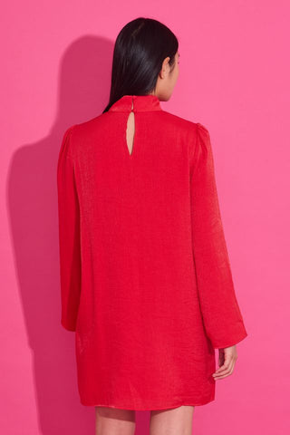 Emery Dress in Lipstick