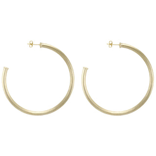 Everybody's Favorite Hoops-Brushed Gold