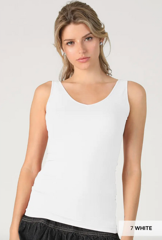 Reversible Tank Top in White