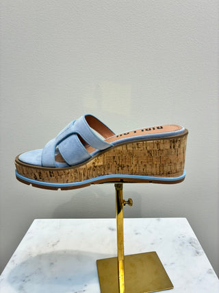 Holly Sandal in Sky Blue