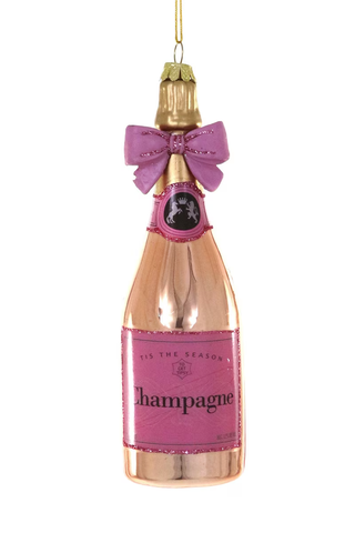 CHAMPAGNE WITH BOW-PINK