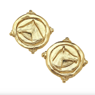 Horse Head Intaglio Studs