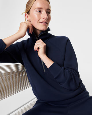 AirEssentials Half Zip in Timeless Navy