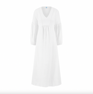 Kelly Kaftan in White