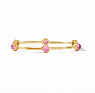 Milano Luxe Bangle Iridescent Tourmaline Pink