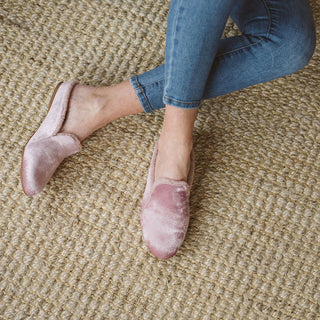 The Maya Backless Mule in Rosa