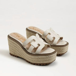 Laine Platform Wedge Sandal in Ivory