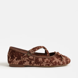 Zuri Strap Ballet Flat in Cogan Multi
