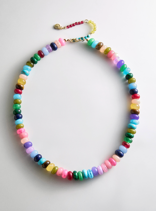 Joyce Semi-Precious Beaded Necklace in Multi