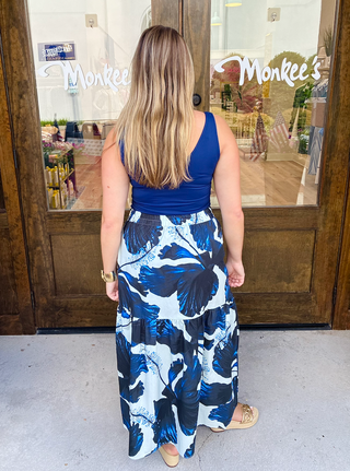 Ada in Indigo Lilies
