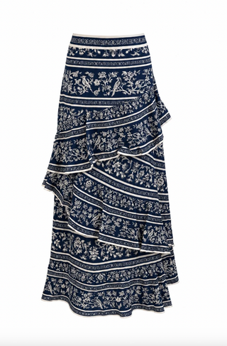 VIVVIE SKIRT MENAGERIE STRIPE TS
