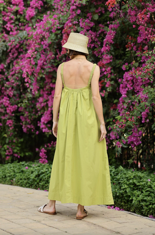 Laguna Sun Dress in Sweet Lime